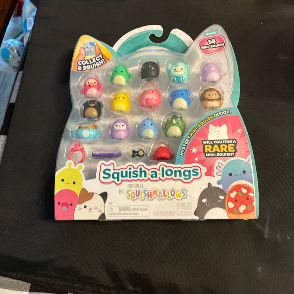 Squish-a-longs Original by Squishmallows - Multicolor Mini Squishy Set